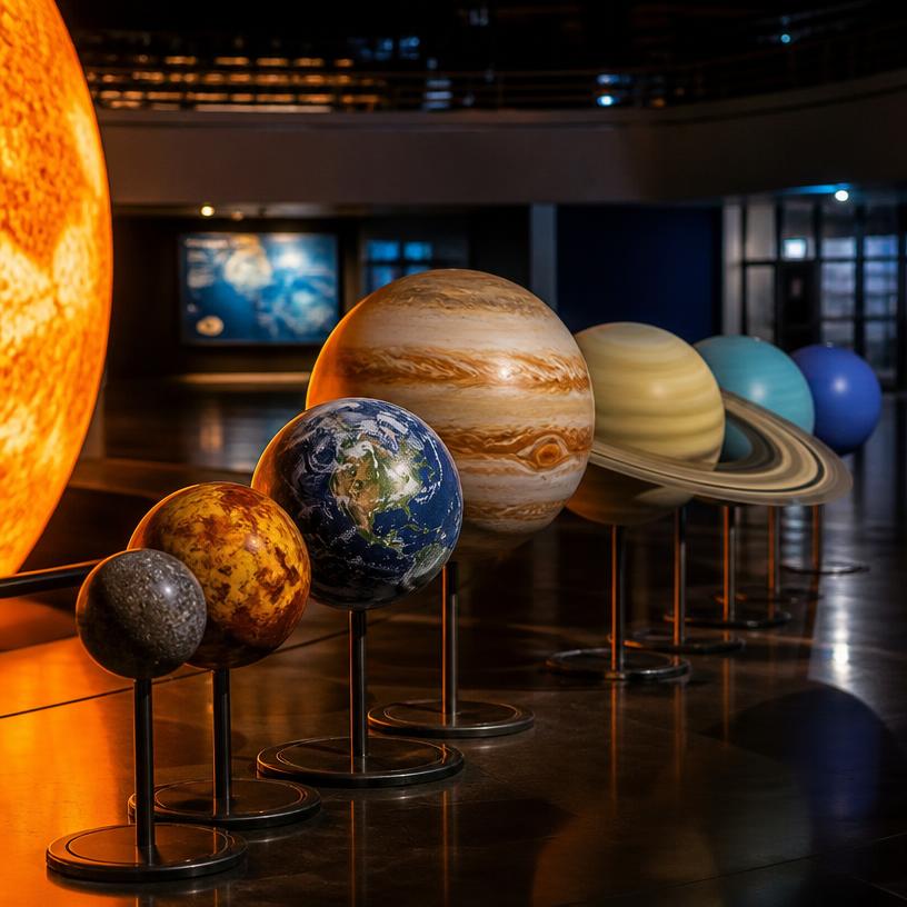 Planety bez zmatků: sluneční parta od Merkuru po Neptun